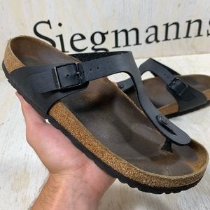 Birkenstock Gizeh Leather Buckle Sandals